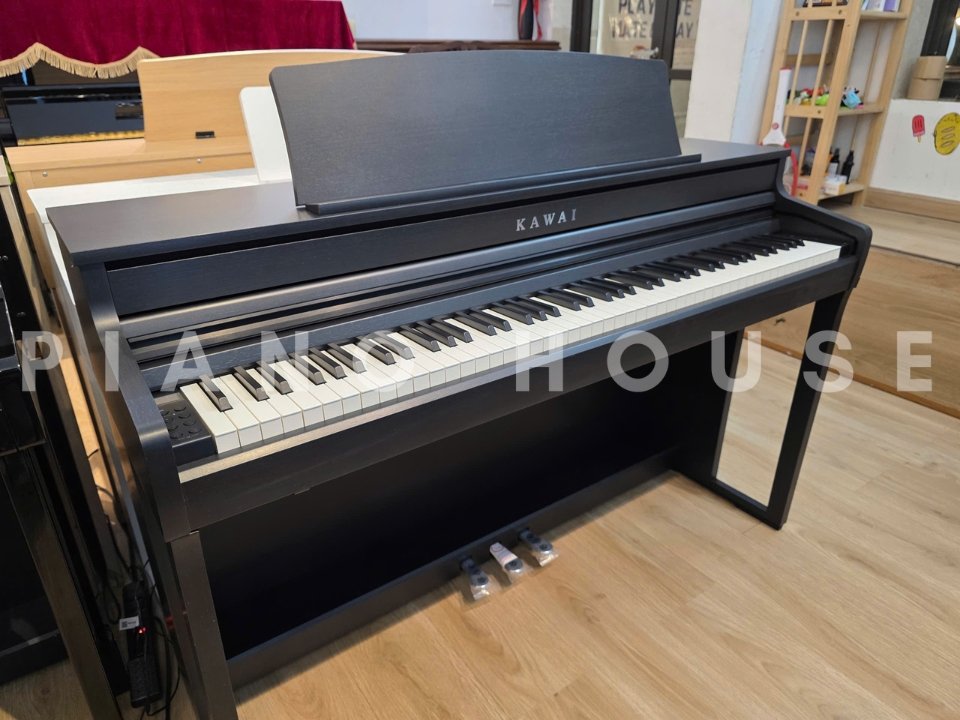 Cận cảnh KAWAI SCA401 MB (Mocha Black) tại Piano House